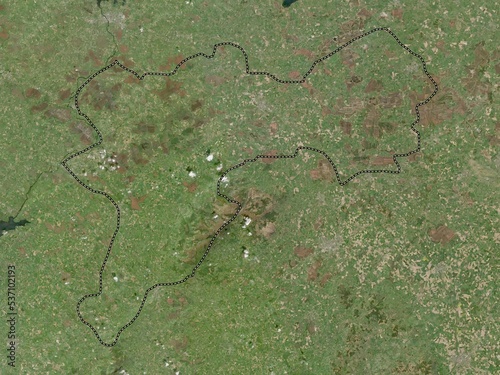 Offaly, Ireland. Low-res satellite. No legend