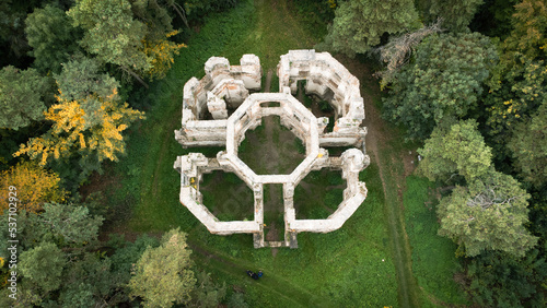 Belvedere - baroque chateau / summer house in Suchdol near Kutná Hora, Czech Republic.  photo