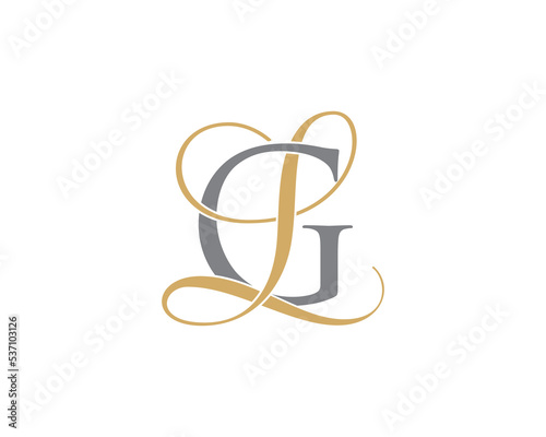 Letter G and L Logo Icon 001