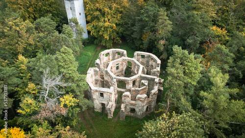 Belvedere - baroque chateau / summer house in Suchdol near Kutná Hora, Czech Republic.  photo