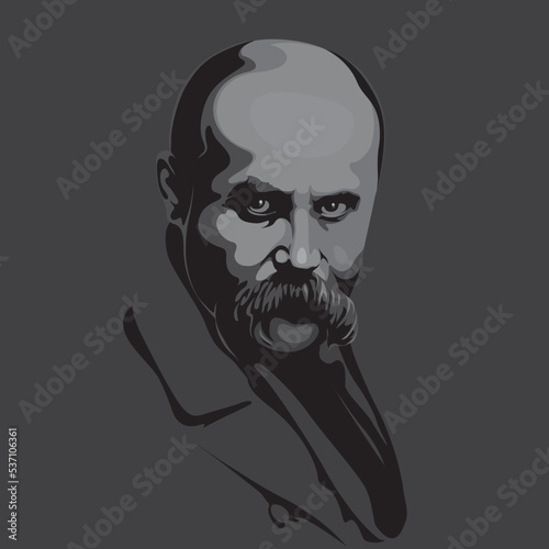 Taras Shevchenko, the most famous Ukrainian poet