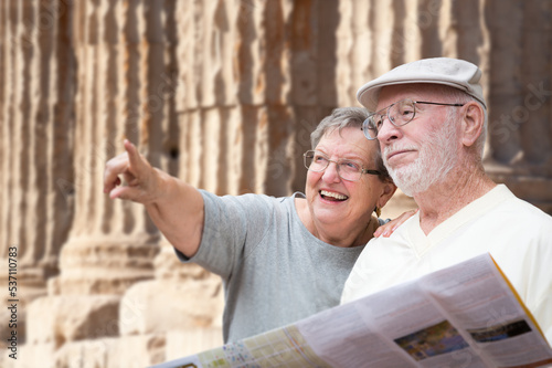 Happy Senior Adult Couple T...
