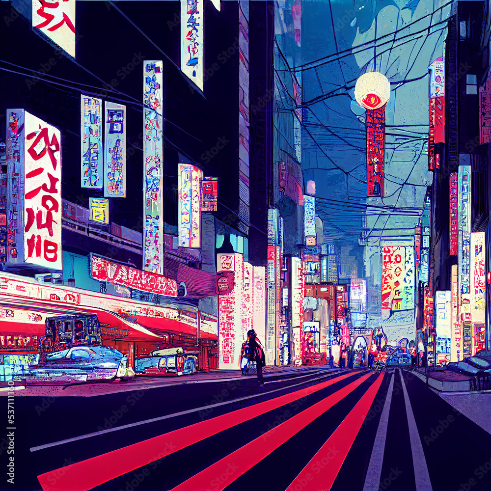 Tokyo Anime, anime tokyo city HD wallpaper | Pxfuel