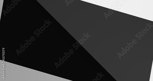 Render with minimalist black and white geometric background