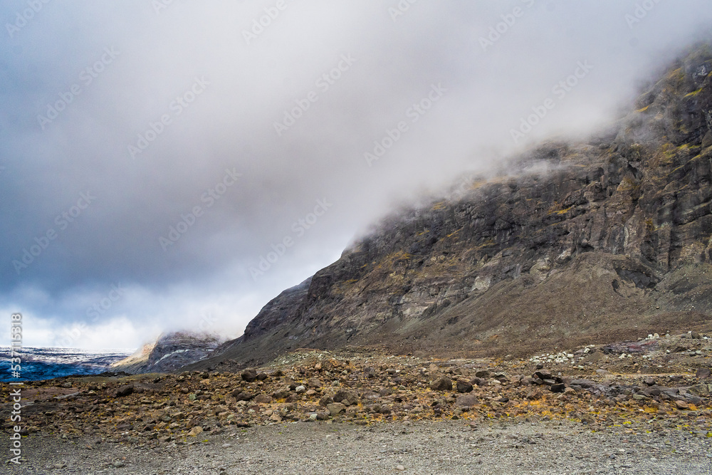 Landscape of the Vatnajökull Glacier (Iceland)