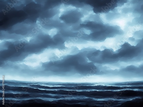 Stormy ocean © LikotoArtworks