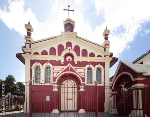 church in the city of Teofilo Otoni, State of Minas Gerais, Brazil photo