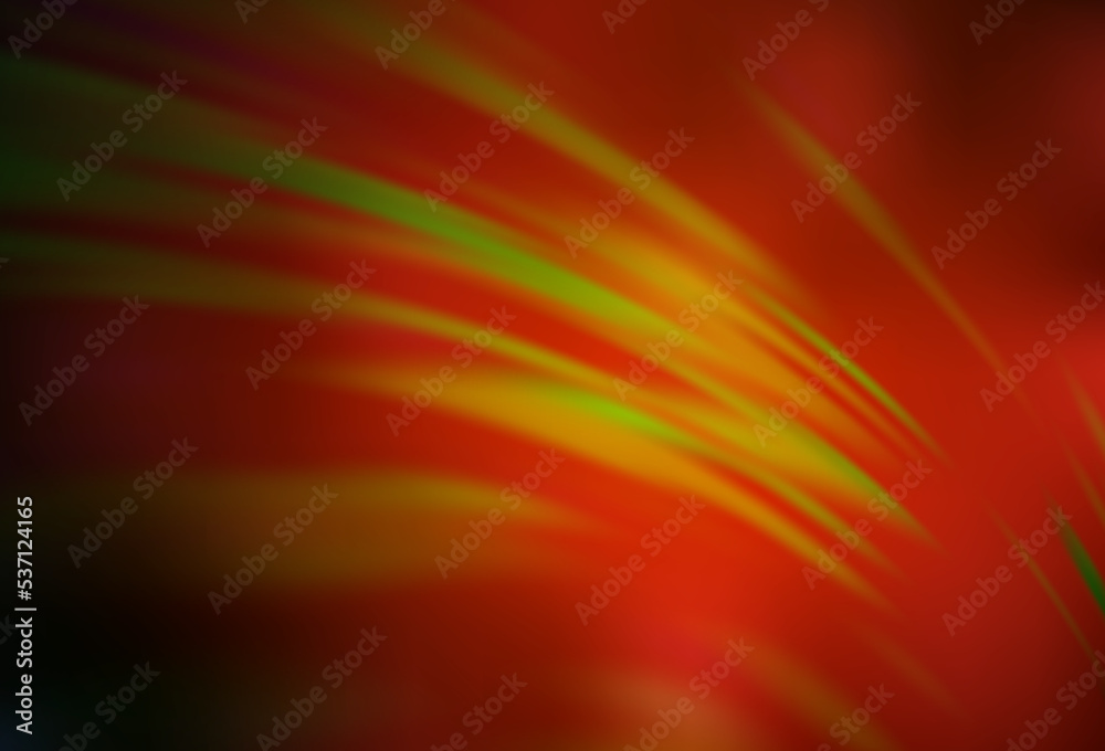 Dark Green, Yellow vector blurred background. Dark Green, Yellow vector blurred background.