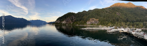 Porteau Cove Provincial Park Located on the southernmost fjord in North America, Porto Cove Provincial Park has waterfront campsites overlooking Howe Sound and the mountains beyond © Oleksandra