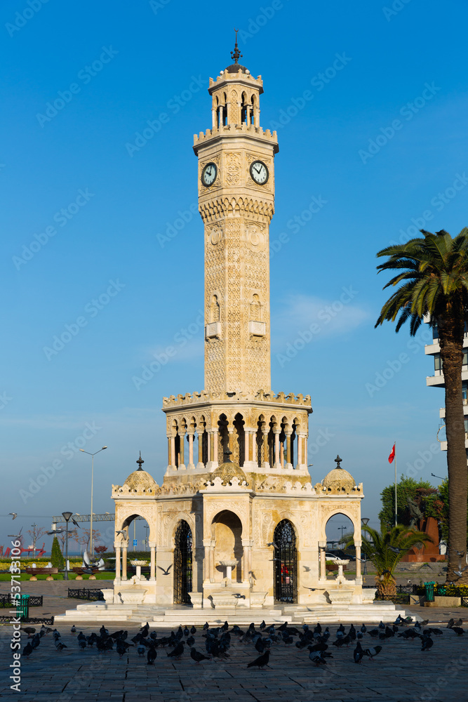 Ataturk (Konak) Meydani Central Square in Izmir, Turkey...