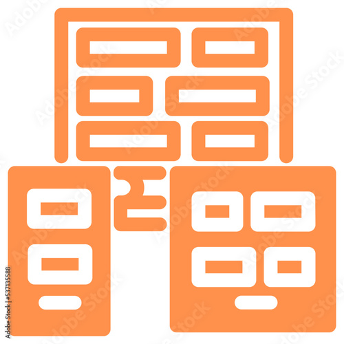 responsive adaptive web design devices icon