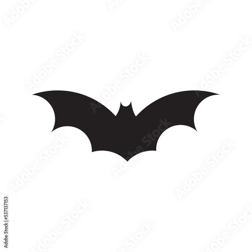 Bat icon template vector