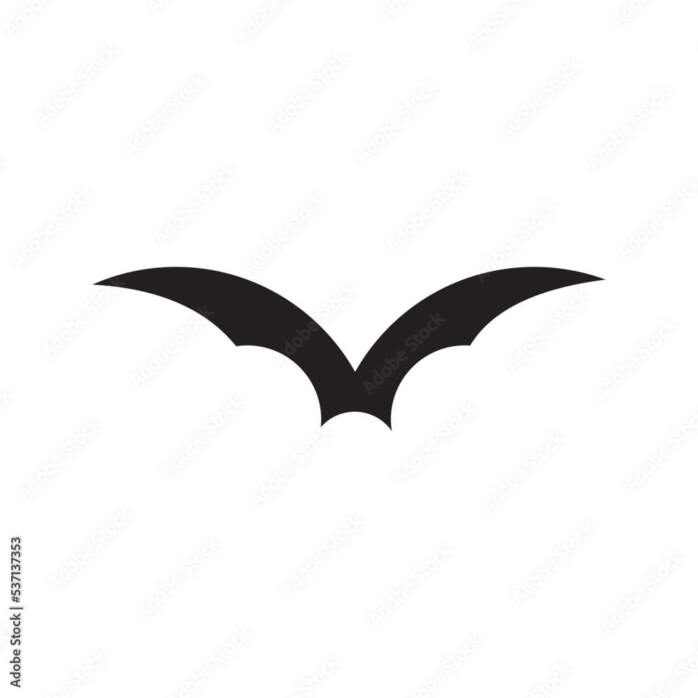 Naklejka premium Bat icon template vector