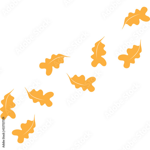 Oak leaves icon free vector