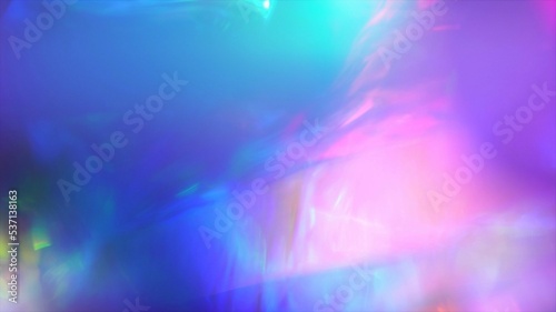 Pastel rainbow with shiny iridescence. Purple blue pink teal glowing. Abstract rainbow background. Kaleidoscope of colors