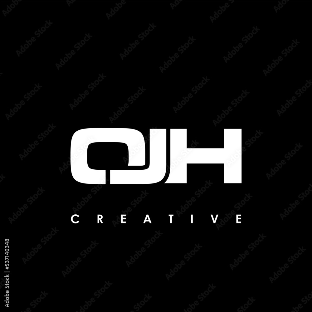OJH Letter Initial Logo Design Template Vector Illustration OJH Letter Initial Logo Design Template Vector Illustration
