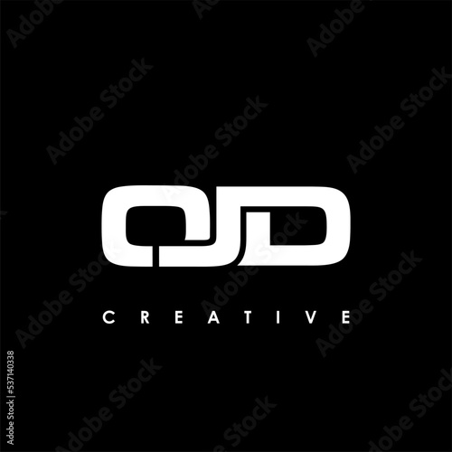 OJD Letter Initial Logo Design Template Vector Illustration photo