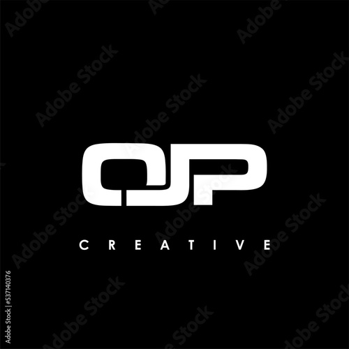 OJP Letter Initial Logo Design Template Vector Illustration photo