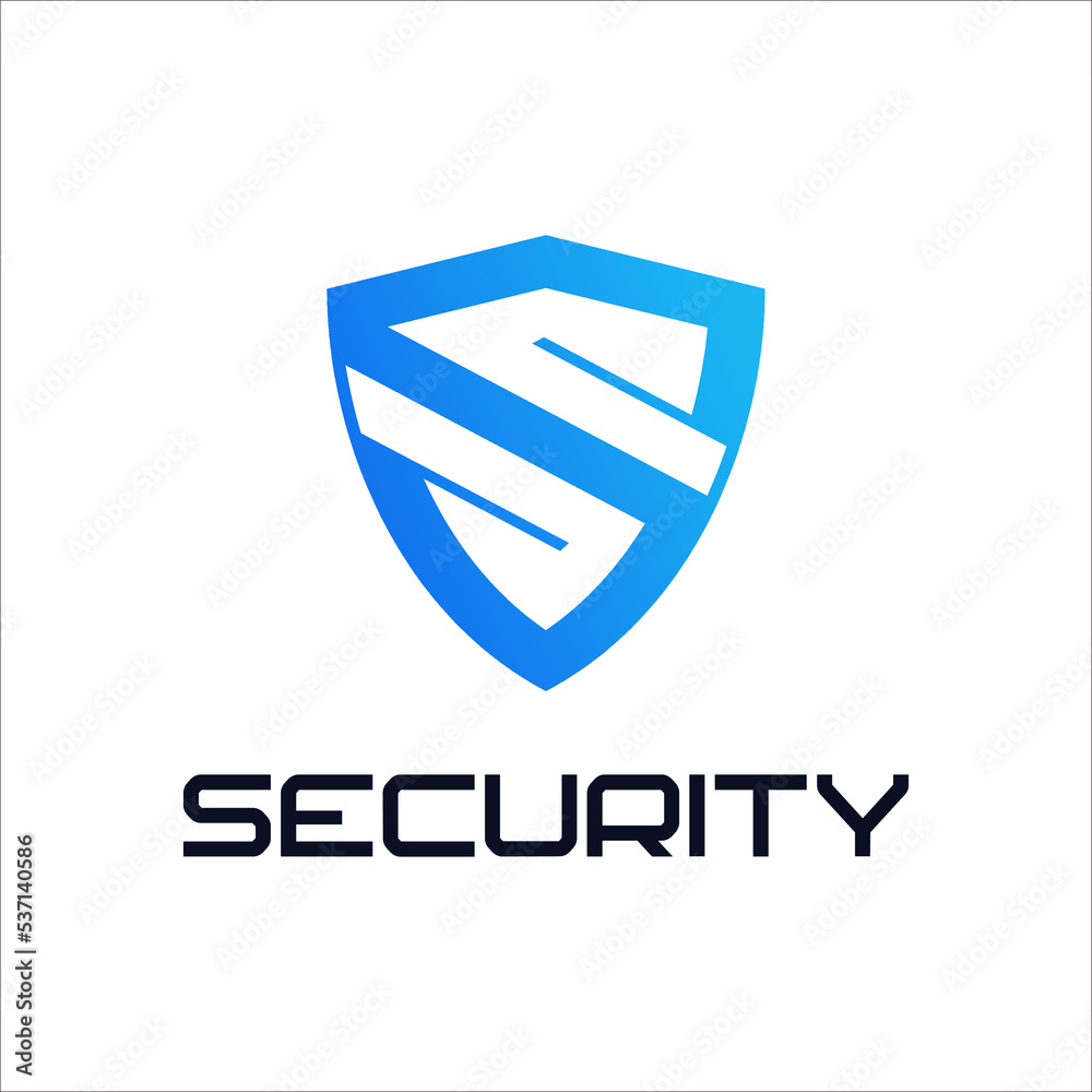Shield With Letter S logo icon design template Shield With Letter S logo icon design template