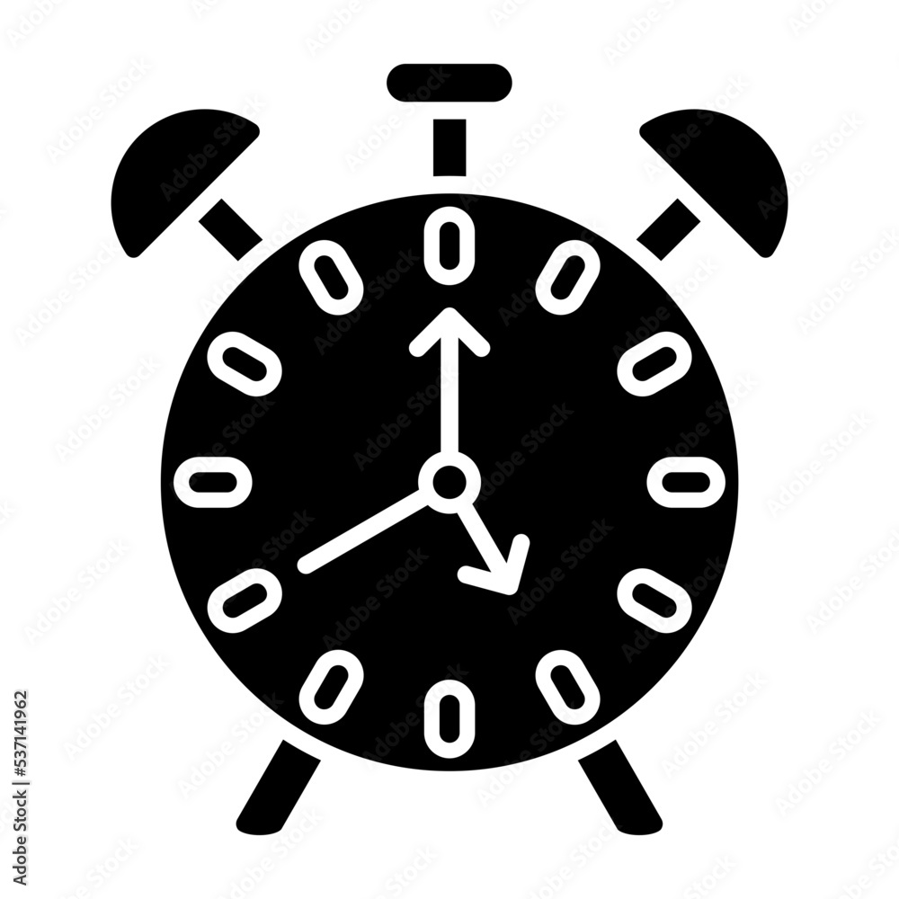 Alarm Glyph Icon