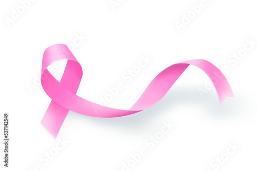 fita rosa conscientização do câncer de mama photo
