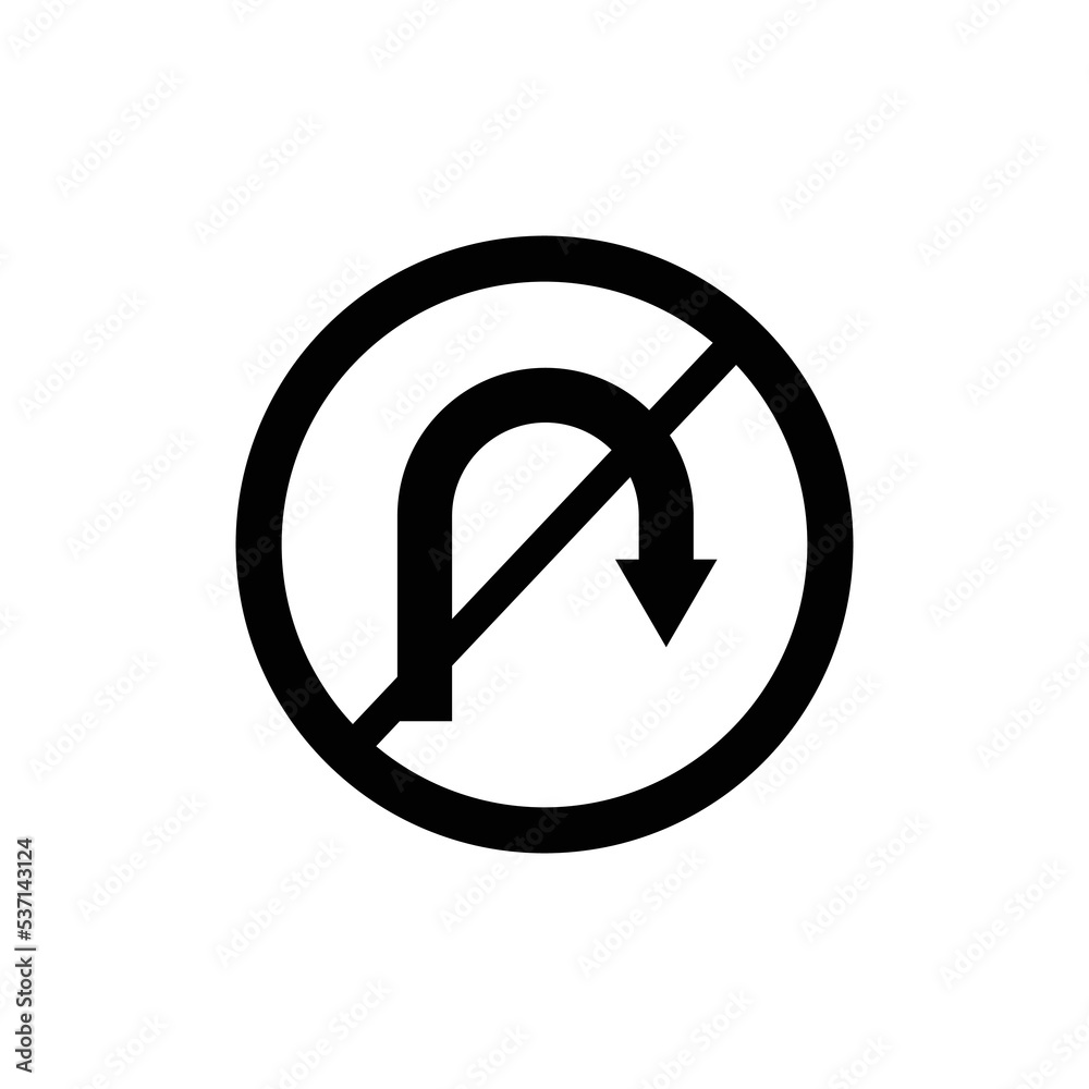 Creative Turn Icon Vector Template Creative Turn Icon Vector Template