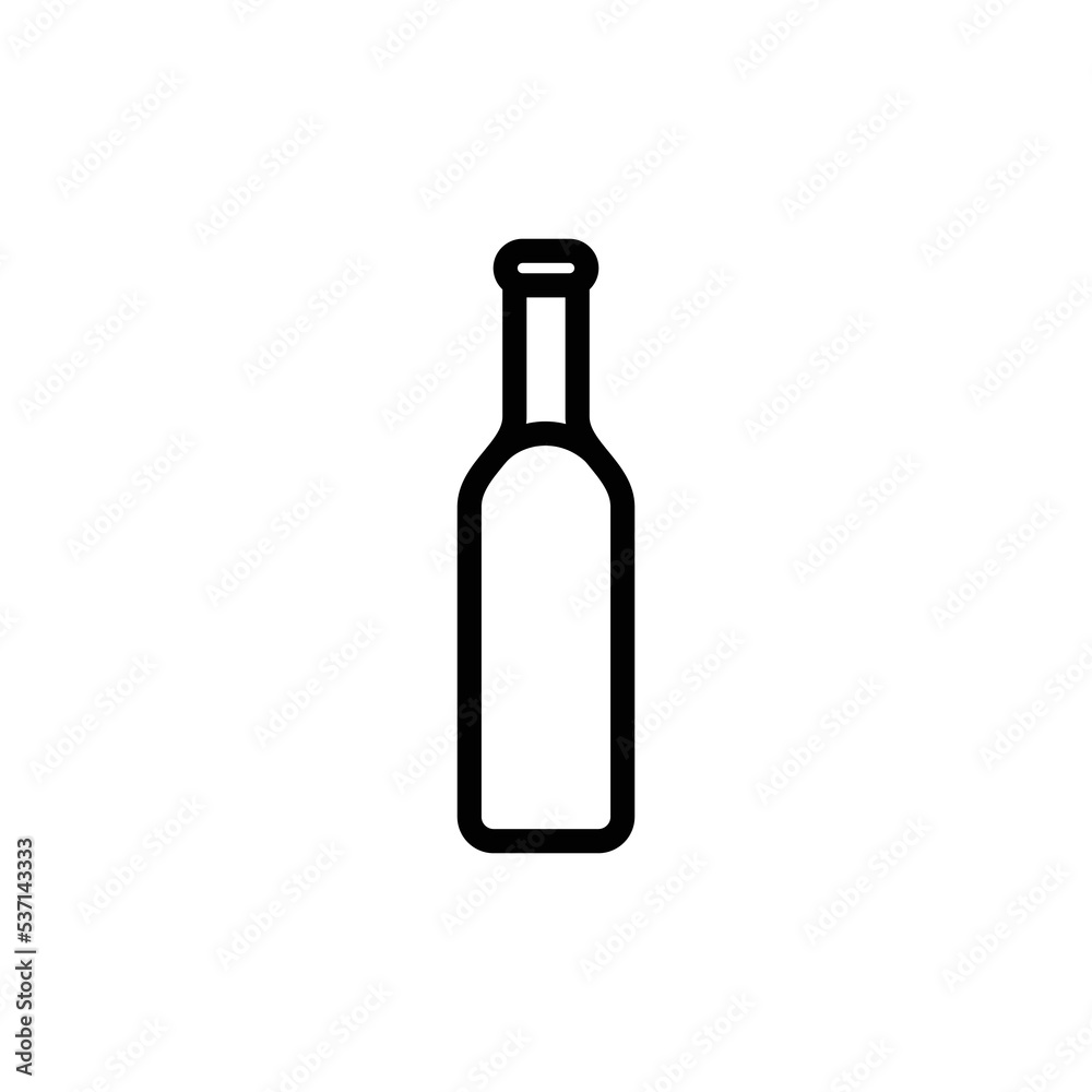 Creative Bottle Beer Icon Template Creative Bottle Beer Icon Template