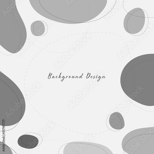 Memphis style , Abstract freeform shape background , Vector and illustration, Template Design for shape banner or poster.