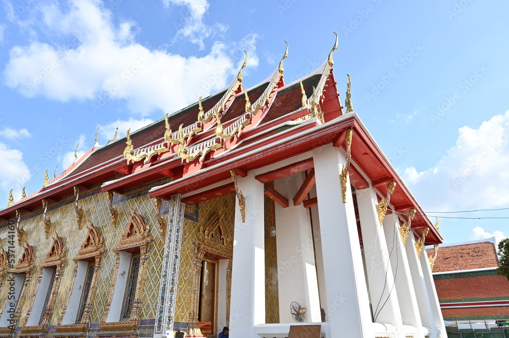 Obraz premium Wat Arun, Temple of Dawn the landmark of Bangkok, Thailand
