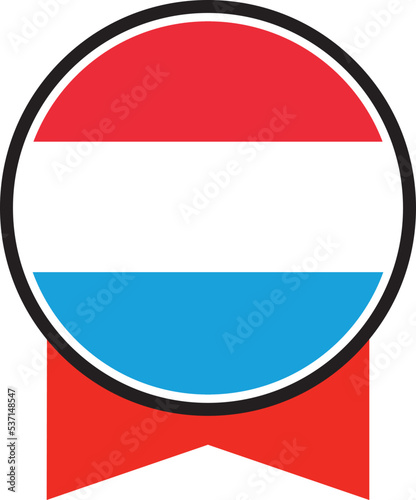 Free Download Luxembourg flag, the flag of Luxembourg, vector illustration - GFXLoad