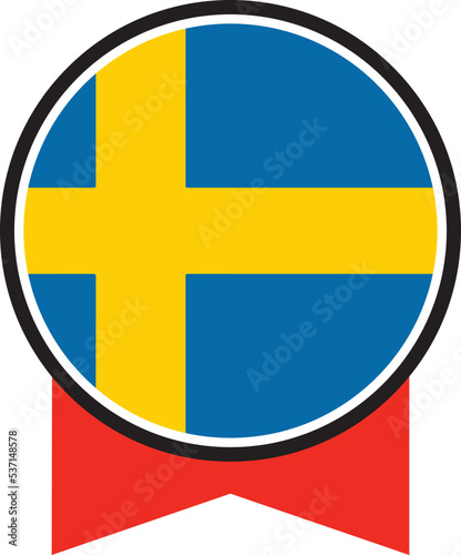 Free Download Sweden flag, the flag of Sweden, vector illustration - GFXLoad
