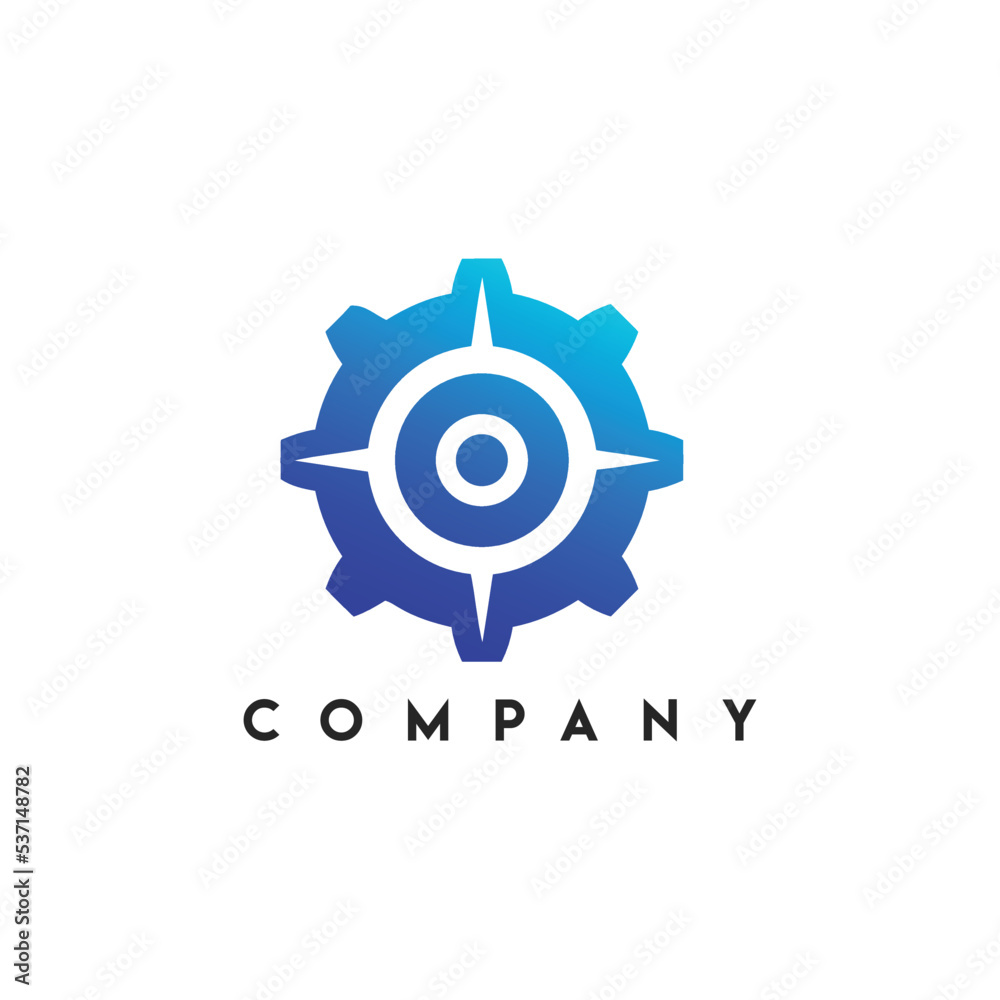 Production Goal Logo, Media Target Logo template