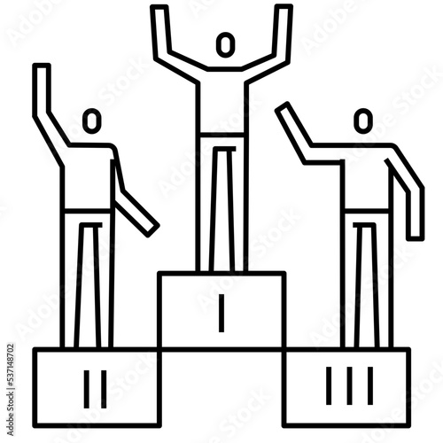 Championship podium