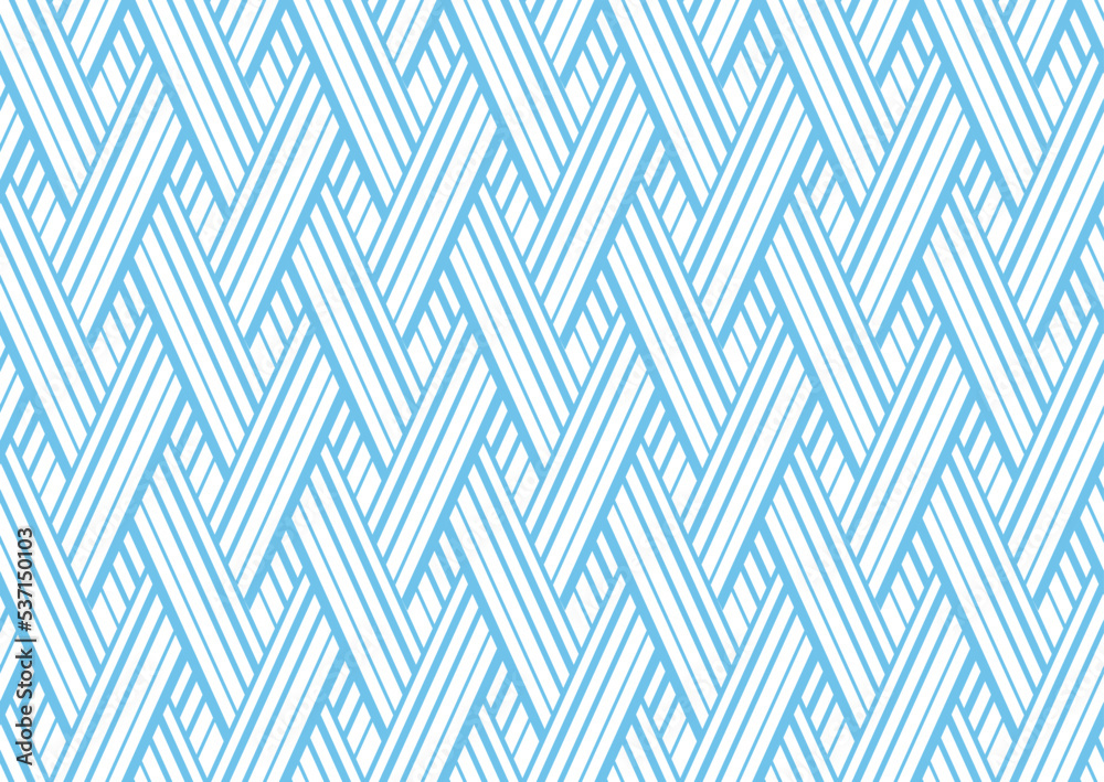 Abstract geometric pattern with stripes, lines. Seamless vector background. White and blue ornament. Simple lattice graphic design Abstract geometric pattern with stripes, lines. Seamless vector background. White and blue ornament. Simple lattice graphic design
