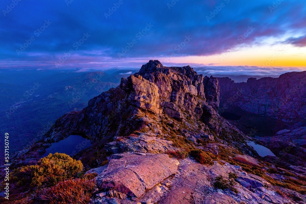Fototapeta premium Sunset of Mt Murchison