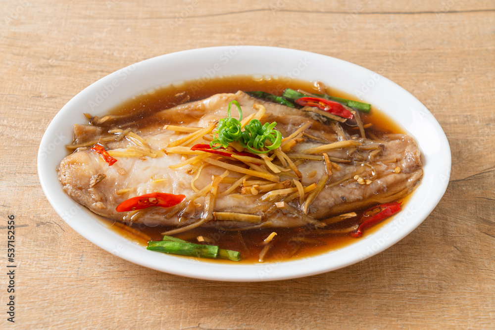 Steamed Fish with Soy Sauce Steamed Fish with Soy Sauce