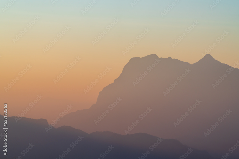 Background of colorful sky concept: Dramatic sunset with twilight color sky and clouds Background of colorful sky concept: Dramatic sunset with twilight color sky and clouds