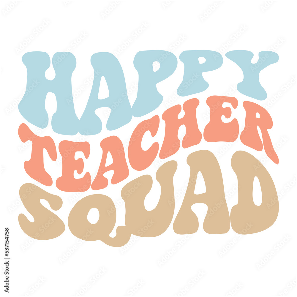 Happy Teacher Squad eps design
