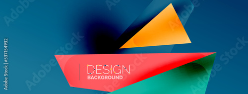 Background abstract overlapping shapes. Minimal composition vector illustration for wallpaper banner background or landing page