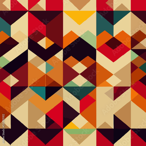 many forms fashion fabric design. Diagonal ikat stripes. Zigzag pattern seamless.Geometric chevron abstract illustration.