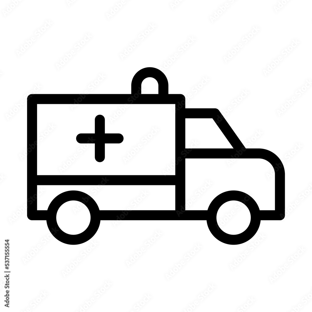 ambulance line icon illustration vector graphic ambulance line icon illustration vector graphic