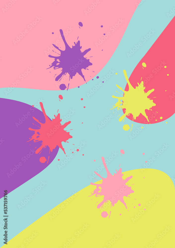 Obraz premium Vector set of abstract creative backgrounds in minimal trendy style with copy space for text. Abstract halftone white background set. 