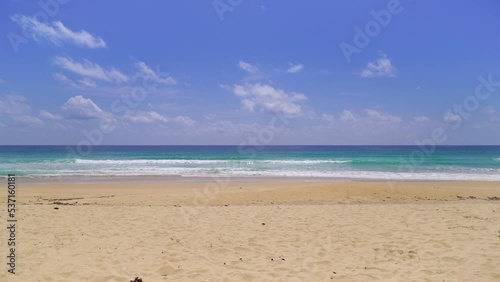 beach sea blue sky background photo