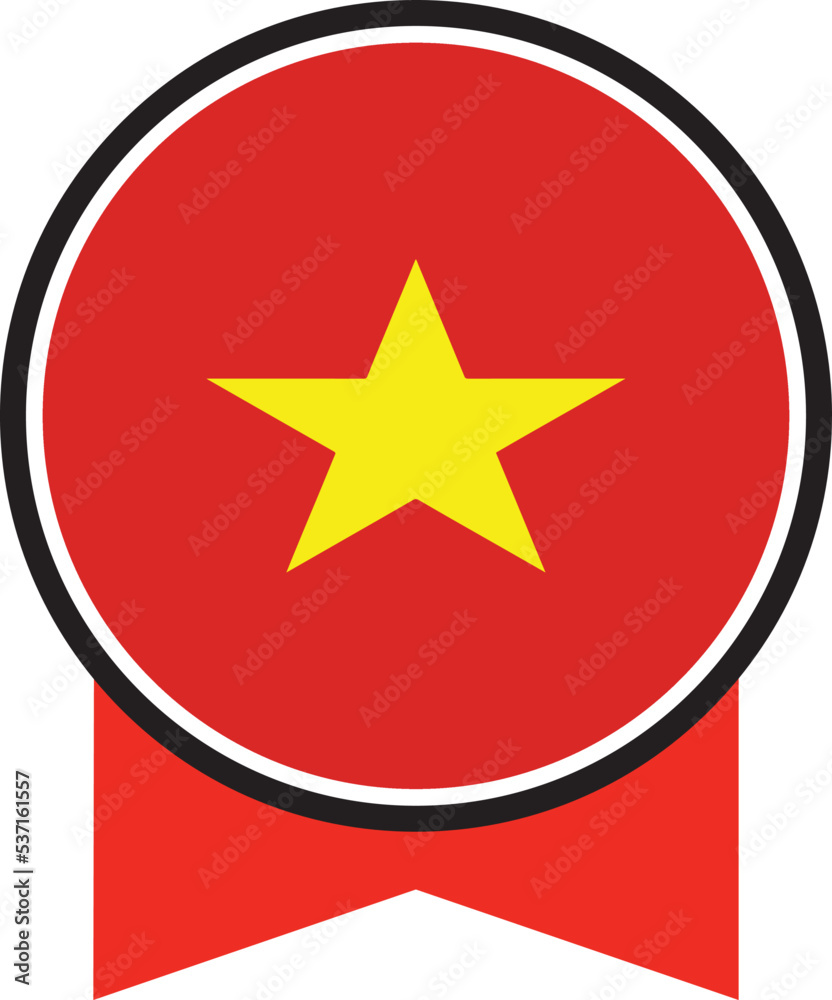 Vietnam flag, the flag of Vietnam, vector illustration
Vietnam flag, the flag of Vietnam, vector illustration