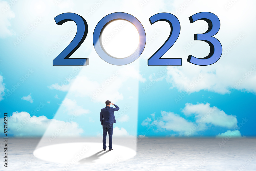 Concept of year 2023 in the spotlight Stock Photo | Adobe Stock