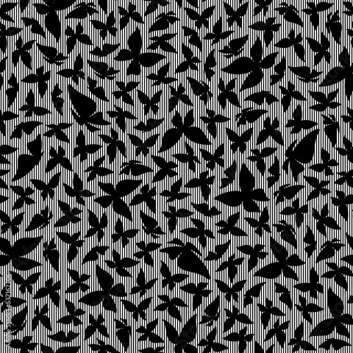 Simple and beautiful butterfly seamless pattern,