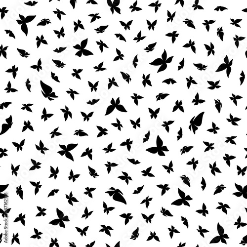 Simple and beautiful butterfly seamless pattern 