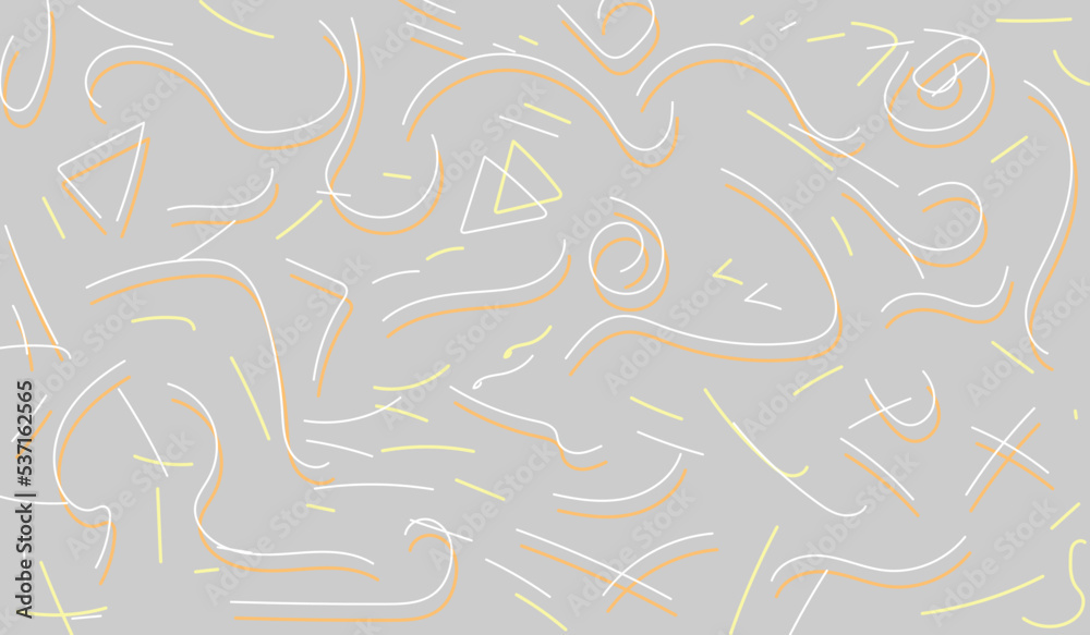 Seamless pattern vector with irregular abstract line waves Seamless pattern vector with irregular abstract line waves