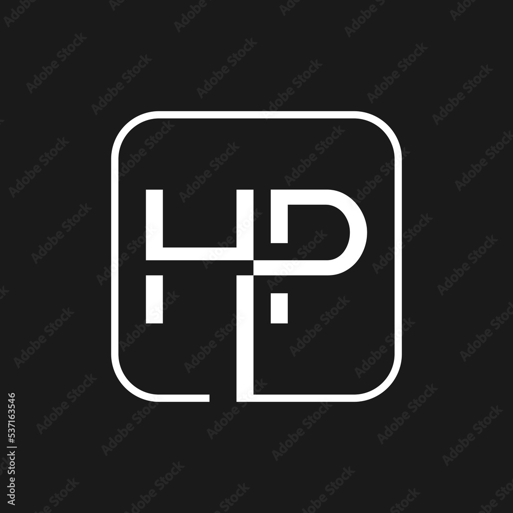 Initial HP letter Logo Design vector Template. Creative HP Letter Logo Design Vector Illustration. Initial HP letter Logo Design vector Template. Creative HP Letter Logo Design Vector Illustration.