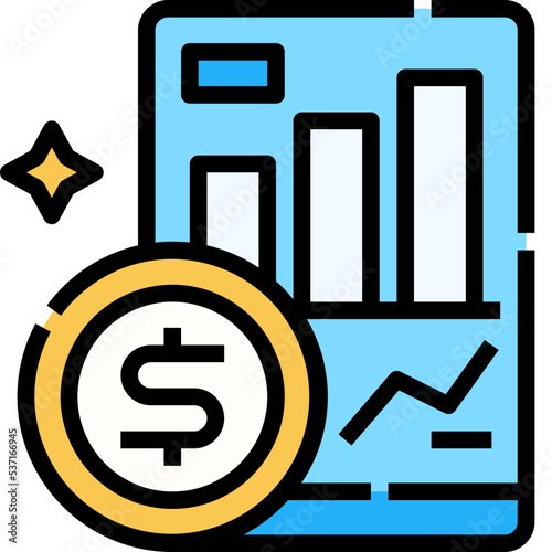 Investment icon symbol element